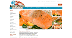 Desktop Screenshot of lobsterworld.com